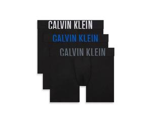 Boxer sportivi da uomo Calvin Klein Intense Power Boxer 3P - black/white/grey/blue - Nero (M)