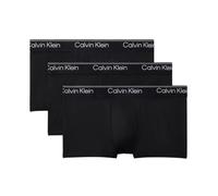 Boxer sportivi da uomo Calvin Klein Low Rise Microfiber 3P - black/black/black - Nero (M)