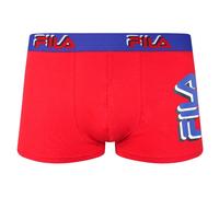 Boxer sportivi da uomo Fila Boxer Elastic Logo 1P - red - Rosso (S)