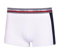 Boxer sportivi da uomo Fila Boxer Elastic Logo 1P - white - Bianco (S)
