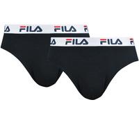 Boxer sportivi da uomo Fila Man Brief 2 pack - black - Nero (S)
