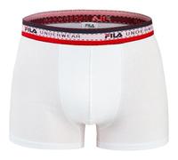 Boxer sportivi da uomo Fila Underwear Man Boxer 1 pack - white/red/navy - Bianco (S)