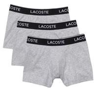Boxer sportivi da uomo Lacoste Casual Cotton Stretch Boxer 3P - grey chine - Grigio (M)