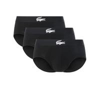 Boxer sportivi da uomo Lacoste Cotton Stretch 3P - black/white/black - Nero (L)