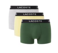 Boxer sportivi da uomo Lacoste Cotton Stretch Jersey 3P - Multicolore (M)