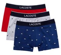 Boxer Lacoste Casual Signature blu grigio rosso (3 unità) - M