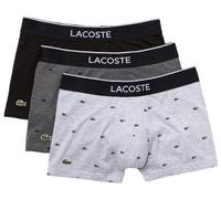Boxer sportivi da uomo Lacoste Cotton Stretch Trunk 3P - Multicolore (S)
