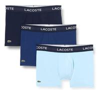 Boxer sportivi da uomo Lacoste Microfiber Trunk 3P - Blu (M)