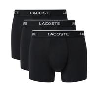 Boxer sportivi da uomo Lacoste Microfiber Trunks 3P - black - Nero (M)