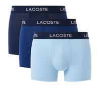 Boxer sportivi da uomo Lacoste Microfiber Trunks 3P - navy blue/blue - Multicolore (XS)