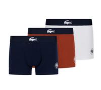 Boxer sportivi da uomo Lacoste Roland Garros Edition Cotton Trunks 3P - multicolor - Multicolore (L)