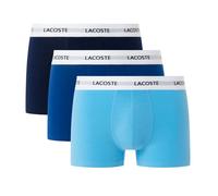 Boxer sportivi da uomo Lacoste Stretch Cotton 3P - navy blue/blue/navy blue - Blu (M)