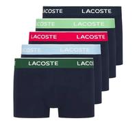 Boxer sportivi da uomo Lacoste Stretch Cotton 5P - navy blue - Blu (L)