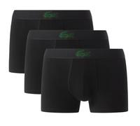 Boxer sportivi da uomo Lacoste Stretch Cotton Trunks 3P - black - Nero (L)
