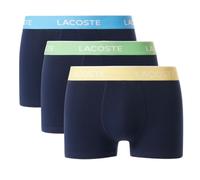 Boxer sportivi da uomo Lacoste Stretch Cotton Trunks 3P - black - Nero (XXL)