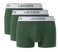 Boxer sportivi da uomo Lacoste Stretch Cotton Trunks 3P - green - Verde (XL)