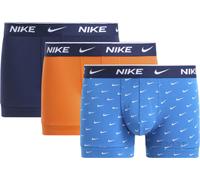 Boxer sportivi da uomo Nike Dri-Fit Essential Cotton Stretch Trunk 3P - blue/orange/dark blue - Multicolore (M)