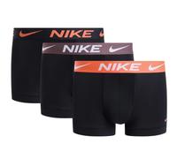 Boxer sportivi da uomo Nike Dri-Fit Essential Micro 3P - black/orange/tattoo - Nero (M)