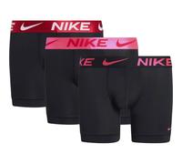 Boxer sportivi da uomo Nike Dri-Fit Essential Micro 3P - black/pink/red - Nero (S)