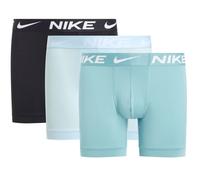 Boxer sportivi da uomo Nike Dri-Fit Essential Micro 3P - glacier blue/denim turqoise/black - Multicolore (S)