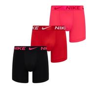 Boxer sportivi da uomo Nike Dri-Fit Essential Micro 3P - hyper pink/university red/black - Multicolore (XL)