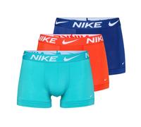 Boxer Nike Trunk Logo arancione azzurro blu scuro (3 unità) - M