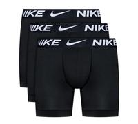 Nike - Dri-Fit Essential Micro - Confezione da 3 paia di boxer aderenti neri in microfibra Dri-FIT-Nero M