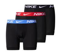 Boxer sportivi da uomo Nike Dri-Fit Essential Micro Brief 3P - black/blue/black - Nero (M)