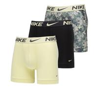 Boxer sportivi da uomo Nike Dri-Fit Essential Micro Brief 3P - silver sge tech camo/life lime/black - Multicolore (XXL)