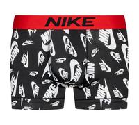 Boxer sportivi da uomo Nike Dri-Fit Essential Micro Trunk 1P - black shoebox print/uni red - Nero (S)