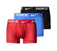 Boxer sportivi da uomo Nike Dri-Fit Essential Micro Trunks 3P - red/blue/black - Multicolore (XL)