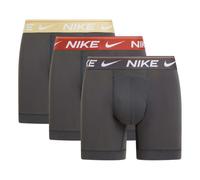 Boxer sportivi da uomo Nike Dri-Fit Ultra Comfort 3P - anthracite/saturated gold/mrs stone - Nero (2XL)