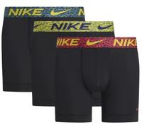 Boxer sportivi da uomo Nike Essential Micro 3P - blue/bright citrus/evergreen - Blu (XL)