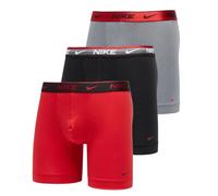 Boxer sportivi da uomo Nike Everyday Cotton Stretch 3P - black/grey/red - Multicolore (L)