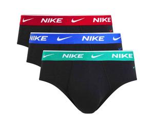 Boxer sportivi da uomo Nike Everyday Cotton Stretch 3P - black/stadium green/royal blue/union red - Nero (XS)