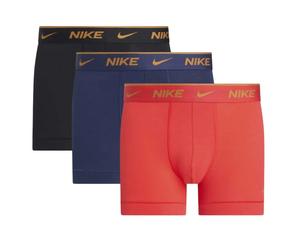 Boxer sportivi da uomo Nike Everyday Cotton Stretch 3P - light crimson/midnight navy/white - Multicolore (XL)