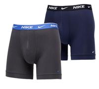 Boxer sportivi da uomo Nike Everyday Cotton Stretch Boxer Brief 2P - anthracite/obsidian - Multicolore (S)