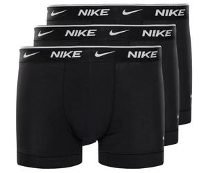 Boxer sportivi da uomo Nike Everyday Cotton Stretch Trunk 3P - Nero (M)