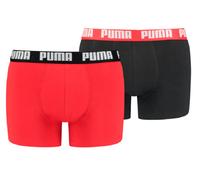 Boxer sportivi da uomo Puma Basic Boxer 2P - red/black S