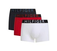 Boxer sportivi da uomo Tommy Hilfiger Cotton 3P - medium red/tommy white/desert sky - Multicolore (XL)