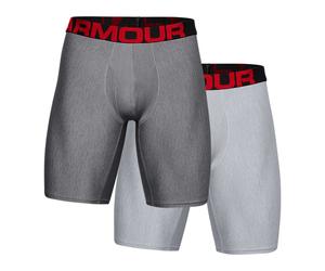 Boxer sportivi da uomo Under Armour Men's UA Tech 9in Boxerjock 2-Pack - Grigio (S)