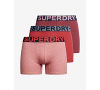 Boxer Superdry Organic rosso grigio (3 unità) - M