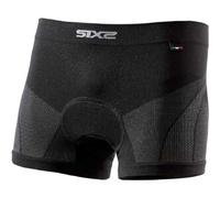 Boxer Tecnico Termico Sixs BOX6-V2 Con Fondello Endurance 4 Stagioni Nero Carbon 3XL-4XL