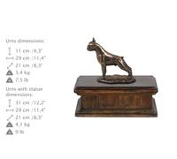 Boxer Tedeschi, Urna Esclusiva, Bronzo Freddo, ArtDog, DE