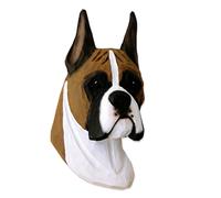 Boxer Testa Placca Figurina Fulvo
