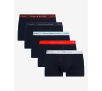 Boxer Tommy Hilfiger Signature Trunk nero bianco rosso (5 pack) - S