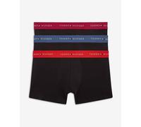 Boxer Tommy Hilfiger Trunk Colore WB nero rosso blu (3 unità) - XL