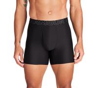 Boxer da uomo Under Armour UA Performance Tech Mesh - Solid 6in 3PK Taglia: L / Colore: nero