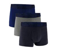 Boxer Under Arour Perf Cotton 3in 3-Pack Navy M