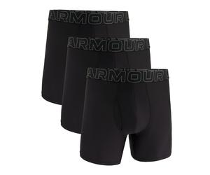 Boxer Under Arour Perf Tech esh 6in 3-Pack Black M